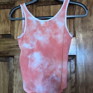 Tiedye knot crop top from pacsun